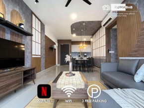 4BR Family Room MVertica near MRT by RumaBnB